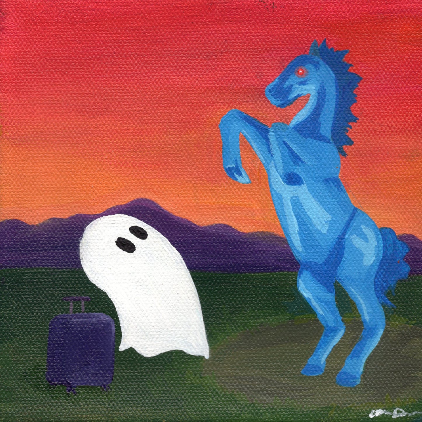 The Haunting of Denver International Airport, sticker