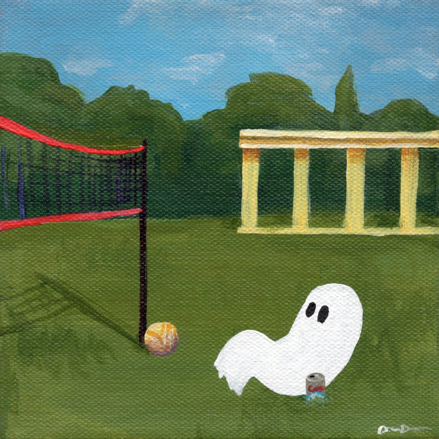 The Haunting of Cheesman Park, sticker